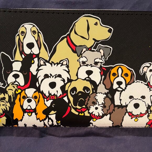 Marc Tetro Puppy Crew Long Wallet - Picture 1 of 5